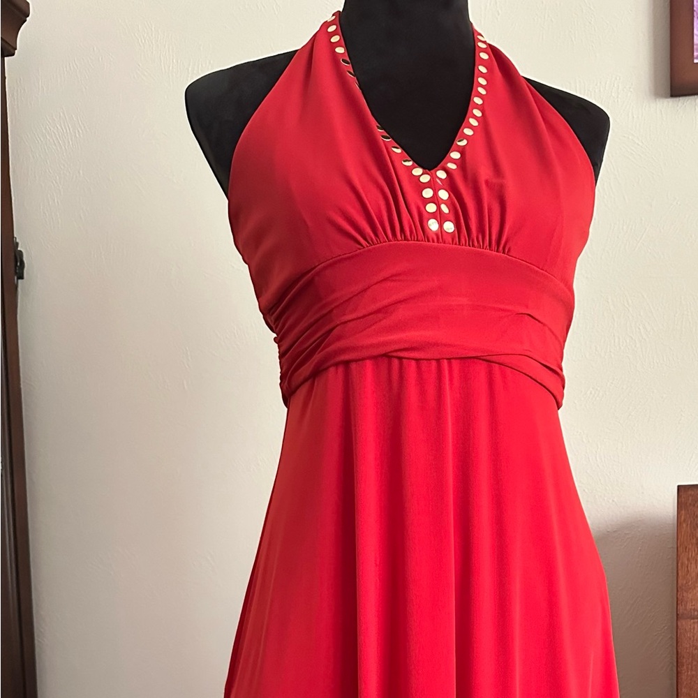 Attractive dress, for evening outing, occasion, nice material, used like new